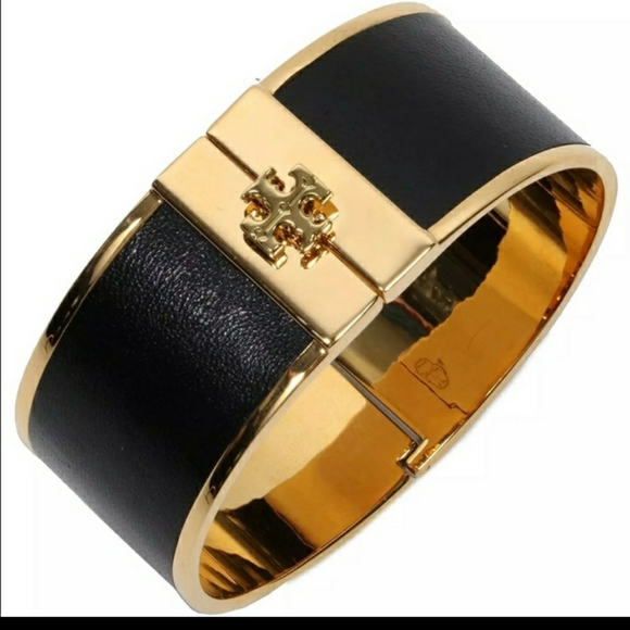 Tory Burch Black Statement Piece Cuff - Picture 2 of 15